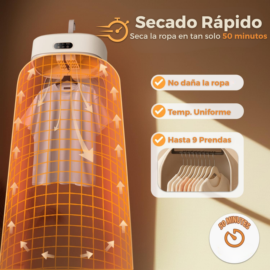 Climatik Pro – Secadora Portátil con Luz UV